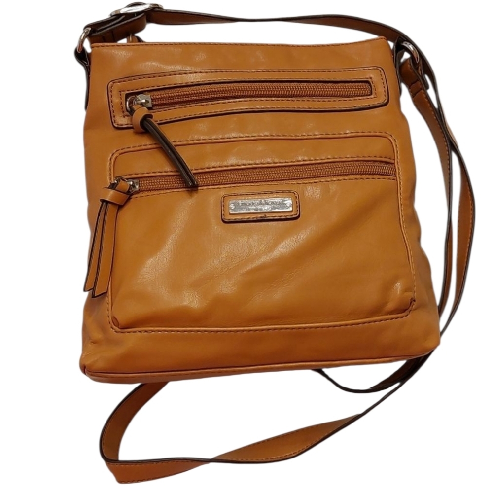 Étienne Aigner Crossbody Shoulder Bag In Caramel Tan EUC